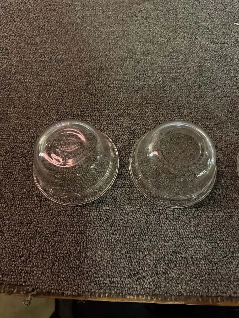 Pyrex Custard Cup Set of 4 Clear Glass 6 oz